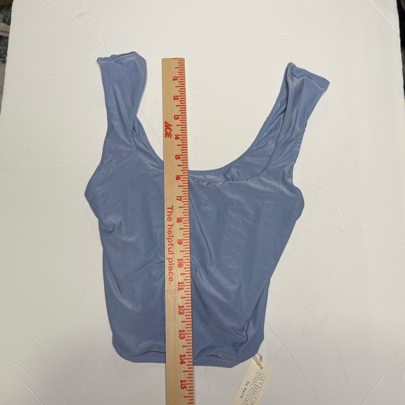 Aerie Smoothez Cami Blue Size XS NWT Super Soft Shapewear Lightweight - Picture 3 of 7